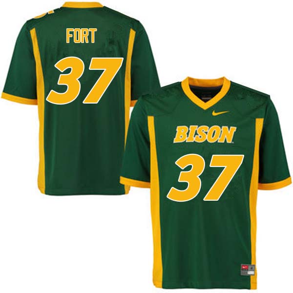 Men #37 Tre Fort North Dakota State Bison College Football Jerseys Sale-Green